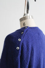 cobalt angora pullover