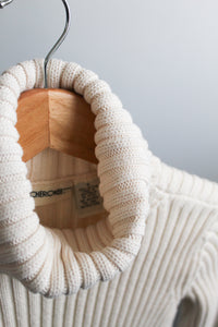 eggshell turtleneck