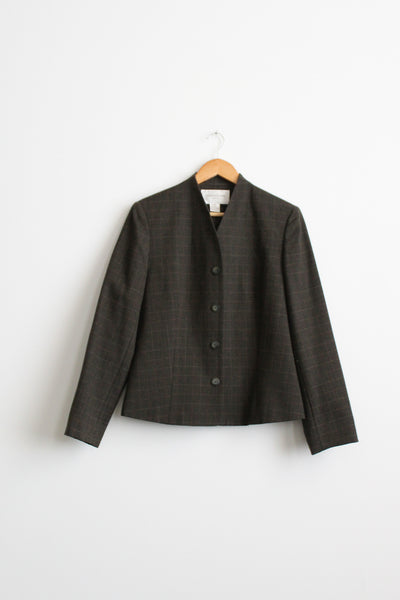 oxford wool blazer