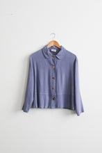 cornflower linen jacket