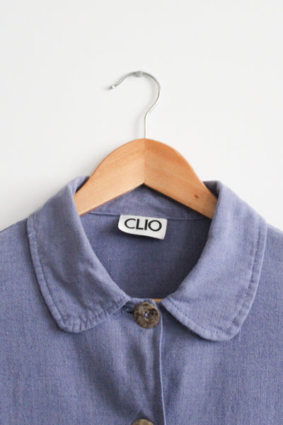 cornflower linen jacket