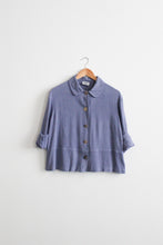 cornflower linen jacket