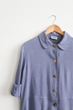 cornflower linen jacket