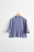 cornflower linen jacket