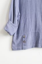 cornflower linen jacket