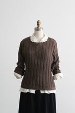 walnut cotton sweater