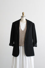 black wool blazer