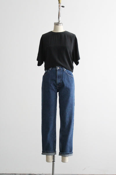 relaxed indigo jeans