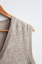 oat knit vest