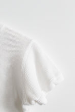 salt waffle cotton tee