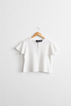 salt waffle cotton tee