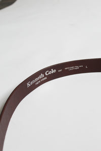 horseshoe leather belt