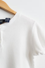 salt waffle cotton tee