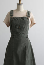 forestry corduroy overall dress