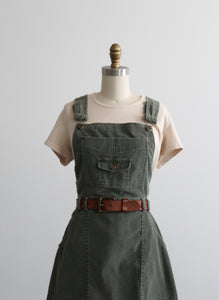 forestry corduroy overall dress