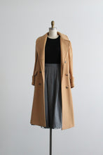 camel wool trench