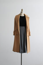 camel wool trench