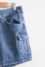 lakeside denim cargo shorts