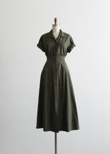 olive raw silk dress set