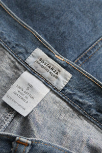 laurel lake denim mini skirt
