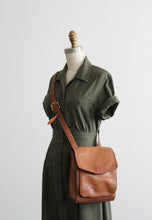 fossil leather shoulder bag