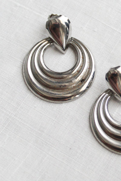 full moon earrings