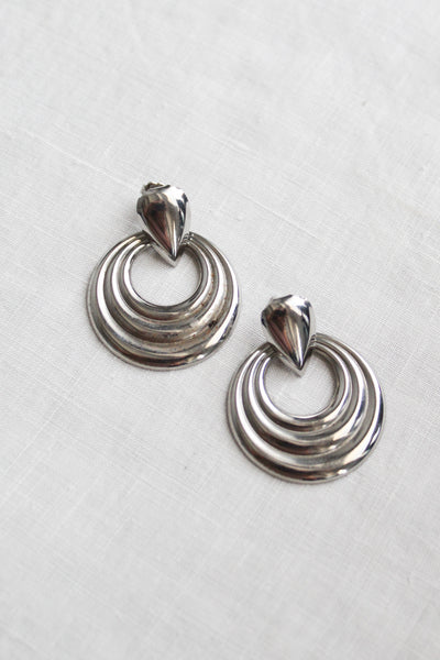 full moon earrings