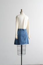 laurel lake denim mini skirt