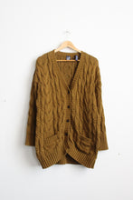 honeycomb cotton cardigan