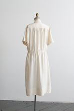 bone silk dress