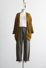 honeycomb cotton cardigan