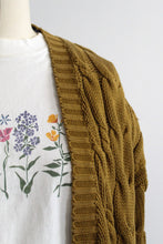 honeycomb cotton cardigan