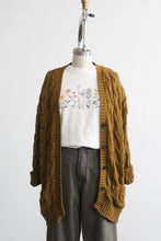honeycomb cotton cardigan