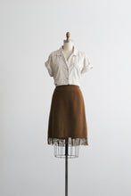 toast wool fringe skirt