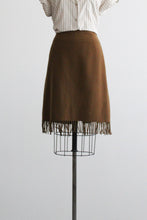 toast wool fringe skirt