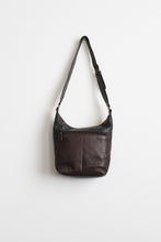 walnut leather shoulder bag