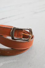 honey leather belt