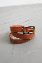 honey leather belt
