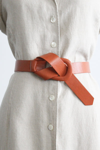 criss-cross leather belt