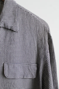 gingham button up