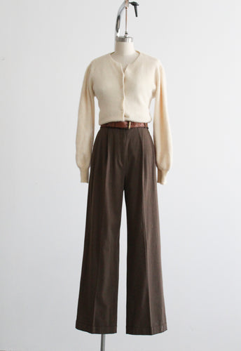 high rise walnutshell trousers