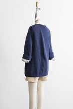 navy cotton cardigan