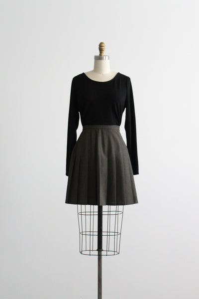 olivebranch pleated skirt