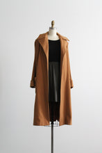 camel wool trench