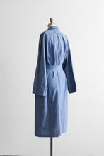 pigeon blue plaid duster