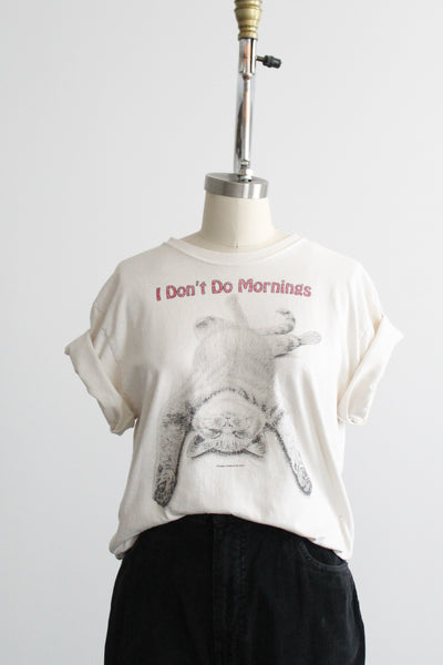 lazy mornings graphic tee