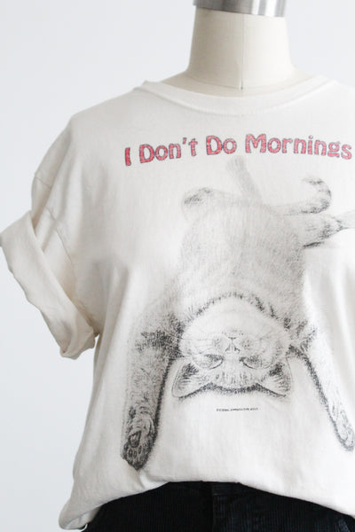 lazy mornings graphic tee