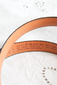 coach leather belt