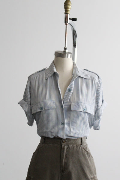 cloudy skies button up