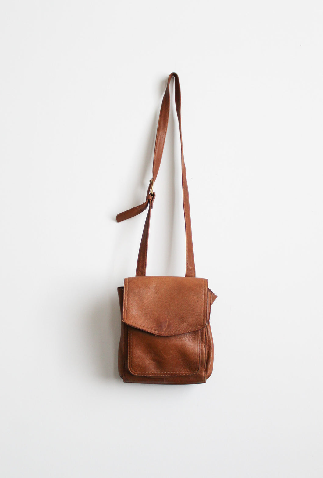 fossil leather shoulder bag